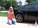 2003 Ford Mustang - These are the Deep dish wheels She has wanted for a While.. Yes..Its Her car.