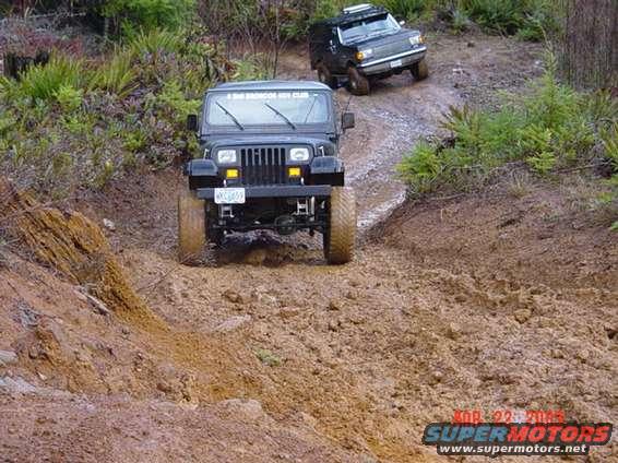 Muddy, slick, have to take many attempts