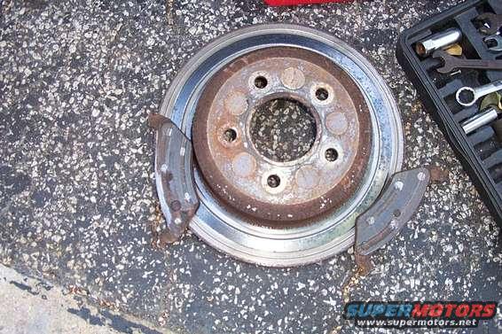 Brake rotor and pads with tool kit