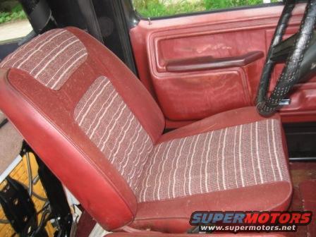Driver's Seat is perfect, little faded.