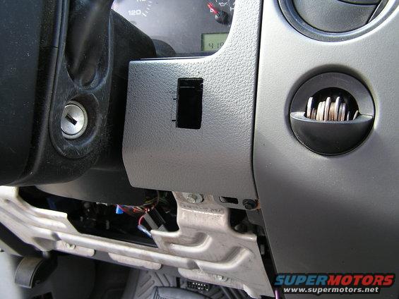 misc-061.jpg We cut a hole in the dash to put the On/Off switch to the system, it was a large switch capable of 40? amps