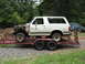 1989 Ford Bronco - what I started with, bent frame and all