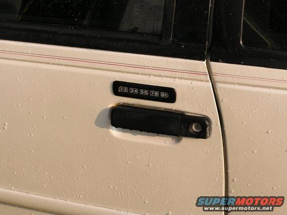 Key-less entry, always a bonus