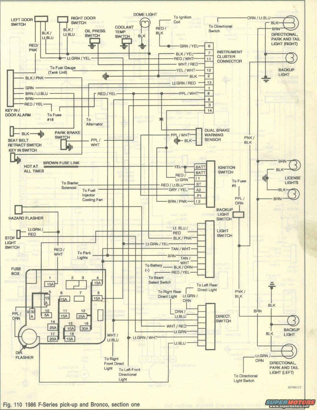 Wiring diagram for 85 ford bronco #9