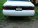 1997 Mercury Grand Marquis - Rear view of a 1997 Mercury Grand Marquis, its dual exhaust system and 'SCT' badging.