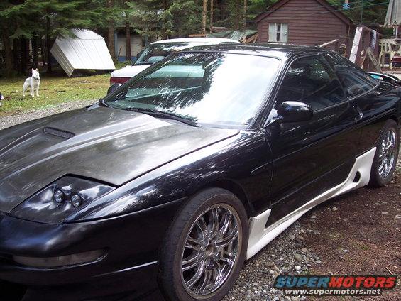 1995 Ford Probe GT with aftermarket body kit and custom hood