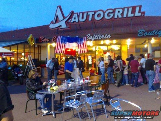 Independance Day July 4th 2008, 
the restaurant Autogrill 