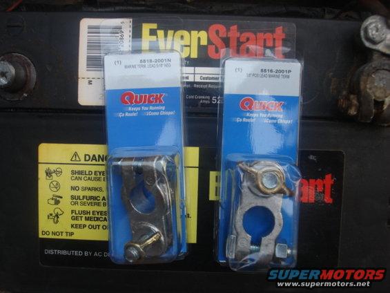 new-battery-connector.jpg I got new marine battery connectors. these were not to bad price and allowed a fast connection.