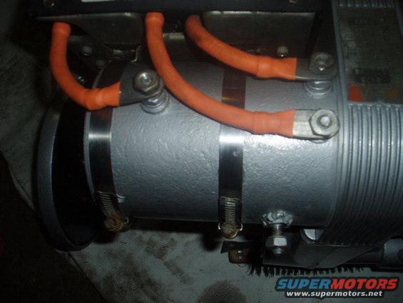 in this pic you can see the bolt I welded to the motor case for a good ground.