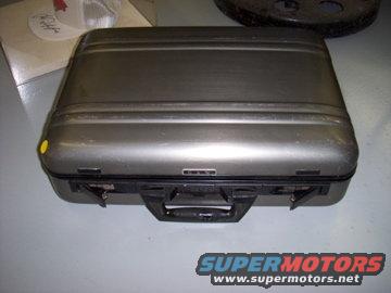 A Halliburton Briefcase...the handle needs refinishing but everything else is good

Price: Make an offer
