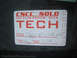 1985 Ford Mustang - A CSCCASOLO CAL CLUB REGION SCCA TECH sticker is affixed to a dark surface.