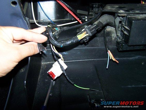 Hacked-off wires in the glove compartment