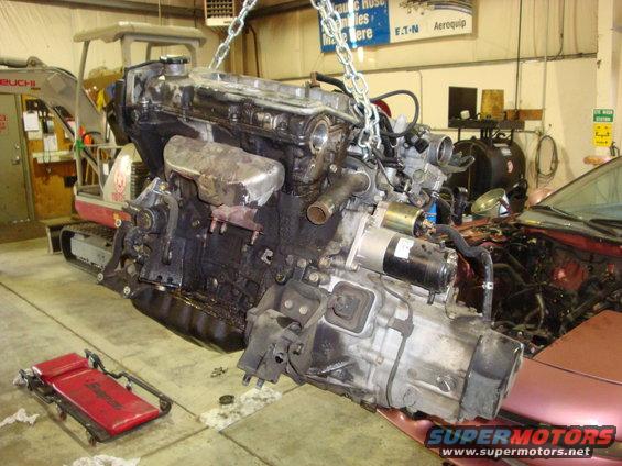 at last! finally got it out. only took about 6 hours. had some trouble getting the axels disconnected