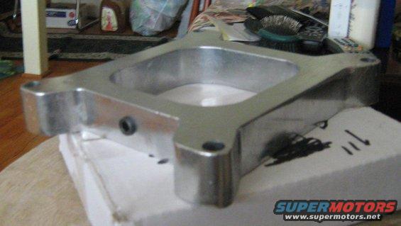 1" open carb spacer-aluminum