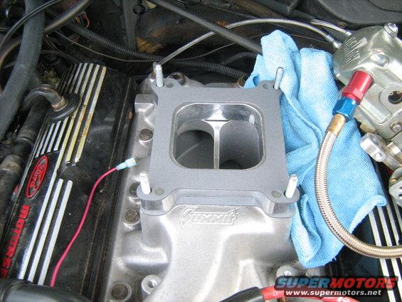 1" open carb spacer-aluminum