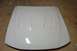 1998 Ford Mustang - A white car hood with two raised vents is shown from above.