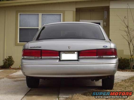Rear View of Car