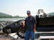1909 Ford Model T - Crossing the Ohio River with my 1915 touring