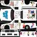 2004 Jeep Wrangler - This is a flat graphic of a race car's livery, Family Guy characters and various sponsor logos.