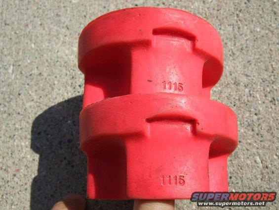 red rubber part with '1115' stamped on it