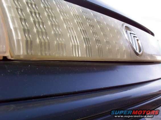Front lightbar and Mercury logo