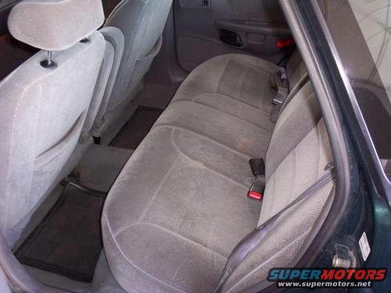 The rear bench. Look at that legroom!