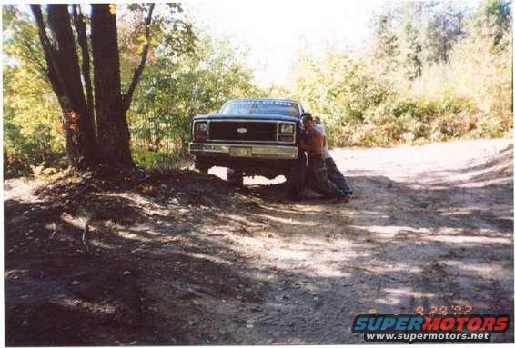 I had so much flex my front tire was off the ground