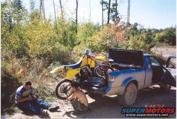 we brought our bikes too. my buddy's of course broke down on the trail.