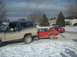 1986 Ford Bronco - We decided to have a little fun with my friend's old prelude and my bronco.