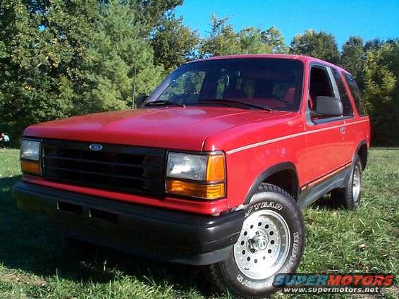Just a stock 91 Explorer Sport with a 5spd..its 2wd and gets taken offroad with the jeep and suprisingly never gets stuck.