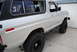 1978 Ford Bronco - left a bit of a gap..less than 1/4"..between body and sliders. (got enough squeeks and rattles don't need to add more)