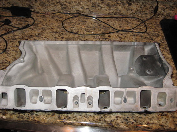 Aluminum intake manifold with multiple ports