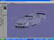 2004 Jeep Wrangler - A 3D model of a race car is displayed within design software, with various tools and menus visible.