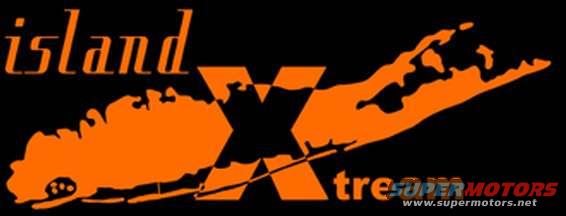 Island Xtreme logo with Long Island shape and Supermotors text