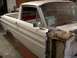 1964 Ford Ranchero - This 1964 Ford Ranchero is undergoing restoration, with its front end disassembled and the interior visible.