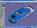 2004 Jeep Wrangler - 3D model of a race car body displayed in design software.