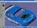 2004 Jeep Wrangler - A digital rendering of a race car is shown within a 3D modeling program interface.