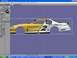 2004 Jeep Wrangler - A 3D model of a race car body is displayed in a design program, showing sponsor logos and the number 2.
