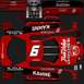 2004 Jeep Wrangler - This is a flat graphic of a race car's livery, not a photo of a vehicle.