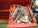 1985 Ford Bronco - Drawer of assorted tools including wrenches, pliers, and screwdrivers.