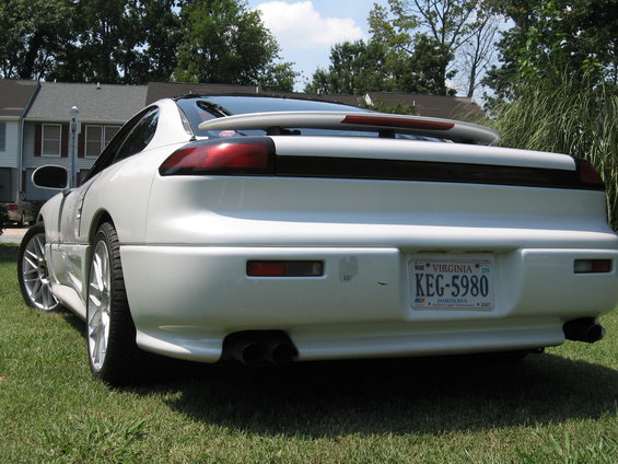 1992 Dodge Stealth rear view, Virginia license plate KEG-5980