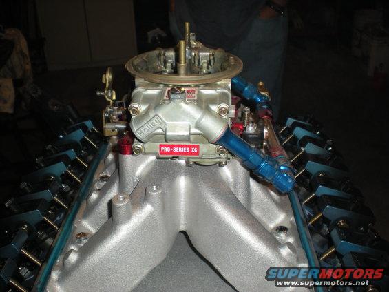 Holley Pro-Series XC carburetor on an engine