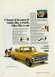 1966 Ford F-100 - This 1967 Ford pickup truck ad highlights its utility and comfortable ride, showing a motorcycle being loaded into the bed.