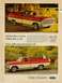 1966 Ford F-100 - Advertisement for a red and white Ford pickup truck, likely a 1967 model, emphasizing its truck-like utility and car-like ride.