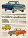 1966 Ford F-100 - This ad showcases three different Ford pickup truck models from 1962.