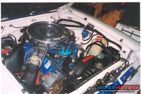 The 302 4V V8 in my 76 Cobra II