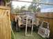 1971 Ford Bronco - This 1971 Ford Bronco is seen in a backyard with spare tires loaded in the bed and a detached door nearby.