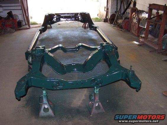 Completed frame rails