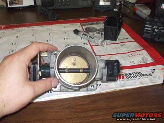 Throttle body stock