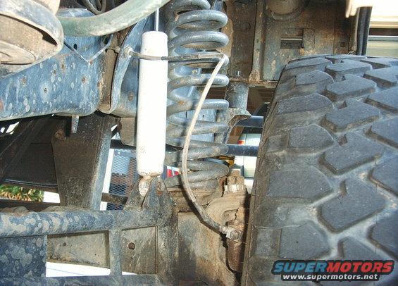 Right side brake line